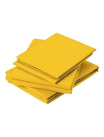 Drap Plat en Coton Lavé