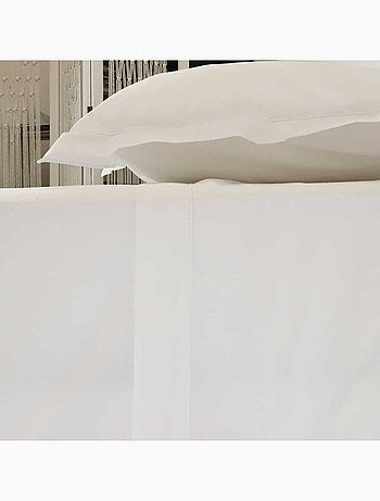 Drap plat en coton percale 200 fils DESIREE