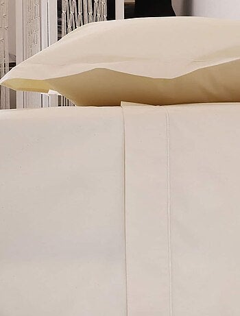Drap plat en coton percale 200 fils DESIREE