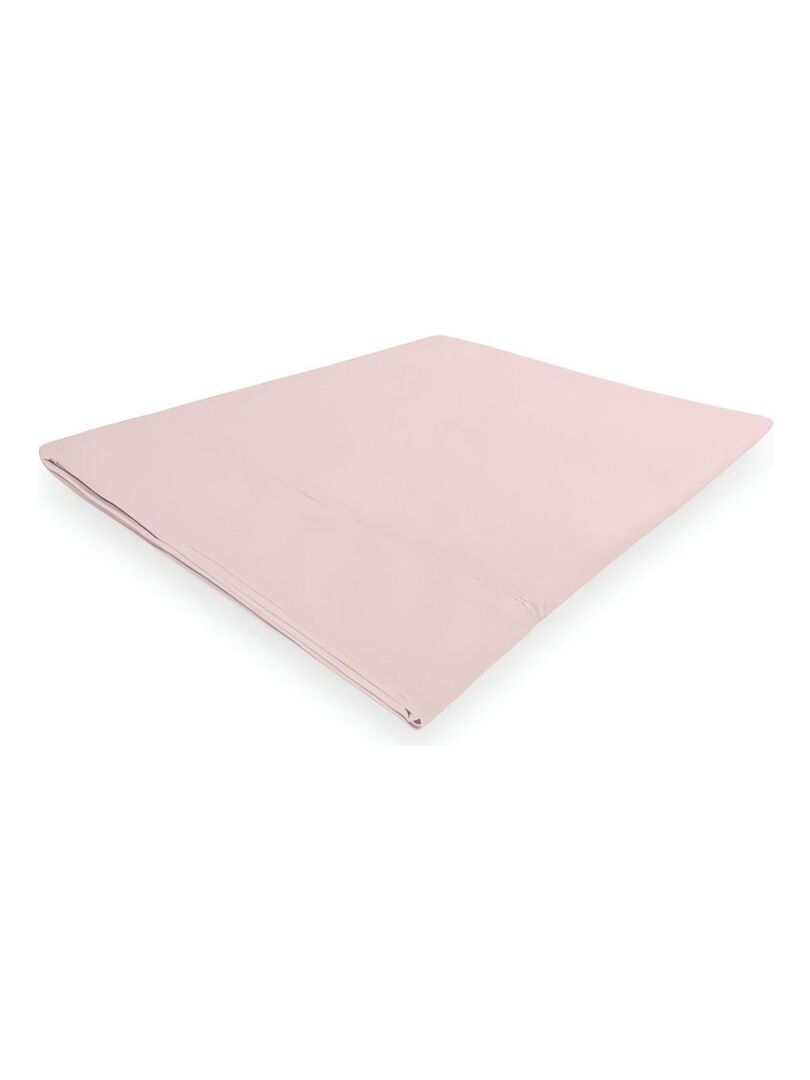 Drap plat en coton percale CAMILLE, par songe de camille Rose - Kiabi