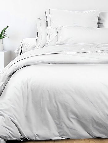 Drap plat en coton PERCALE, par Soleil d'ocre