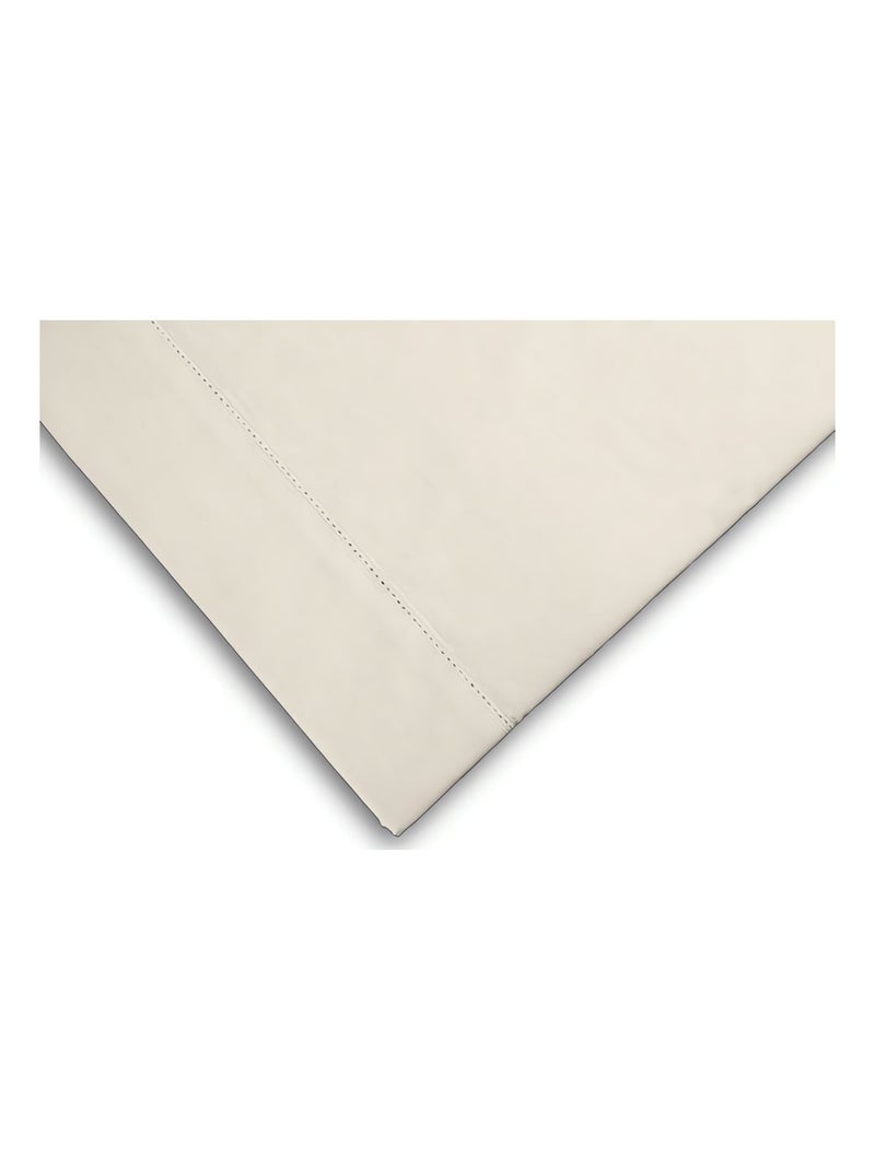 Drap plat en coton PERCALE, par Soleil d'ocre Ecru - Kiabi