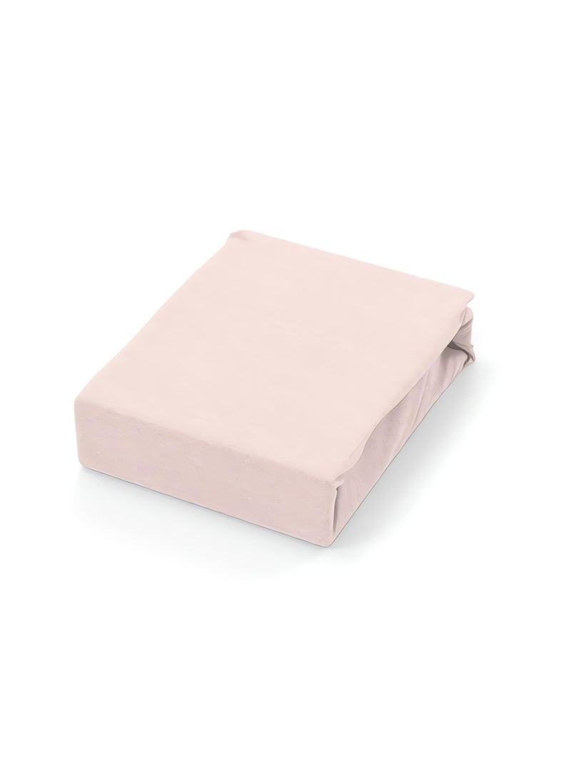 Drap plat en coton uni 57 Fils/cm2 par SOLEIL D'OCRE rose Rose - Kiabi