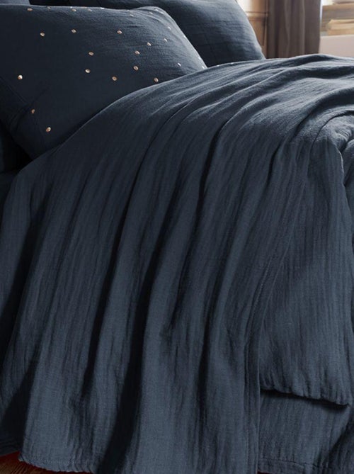 Drap plat en double Gaze de coton - Kiabi