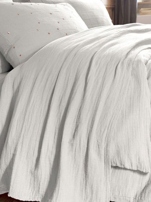 Drap plat en double Gaze de coton - Kiabi