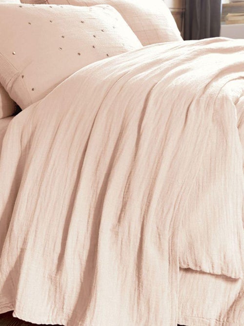 Drap plat en double Gaze de coton - Kiabi