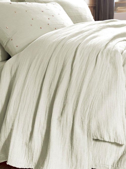 Drap plat en double Gaze de coton - Kiabi