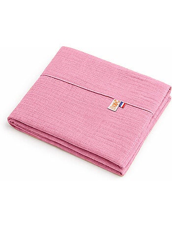 Drap Plat en Gaze de Coton Bio Blanc