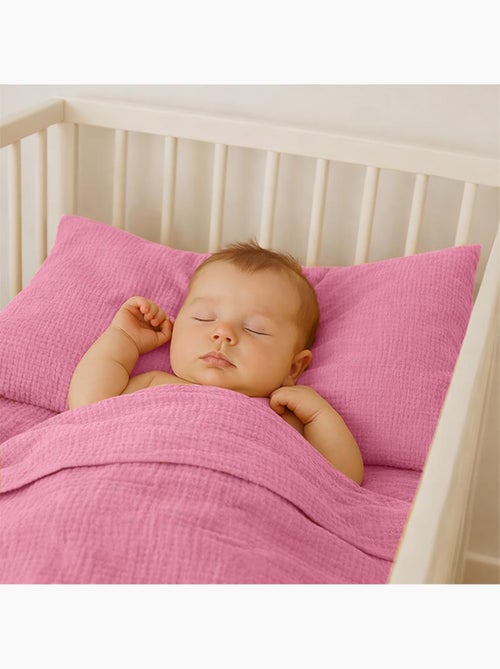 Drap Plat en Gaze de Coton Bio - Kiabi Drap Plat en Gaze de Coton Bio - Kiabi
