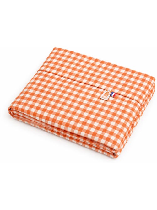 Drap Plat en Gaze de Coton Bio Vichy - Kiabi