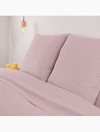 Drap plat en mélange 57 fils aisance