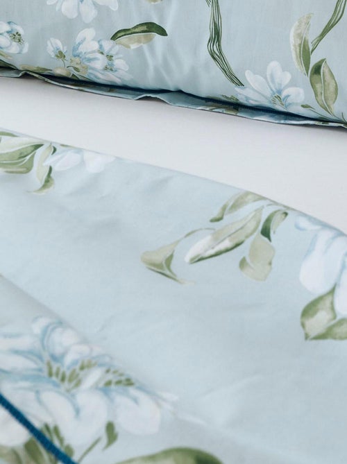 Drap plat en percale de coton au style anglais - Kiabi
