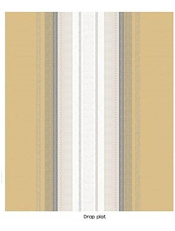 Drap plat en percale de coton au style ethnique chic