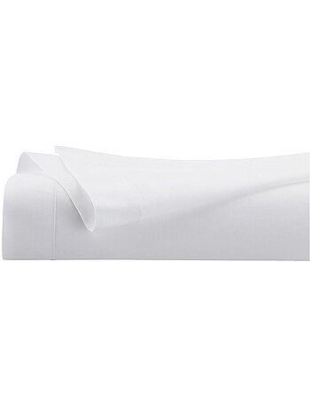 Drap plat en percale de coton confort