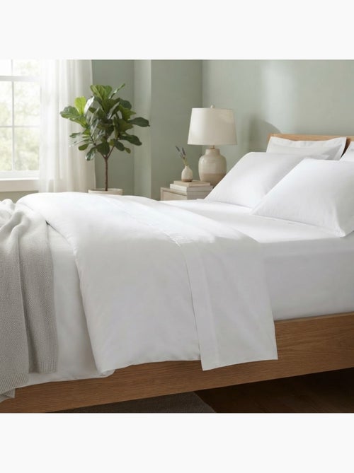 Drap plat en percale de coton confort - Kiabi Drap plat en percale de coton confort - Kiabi
