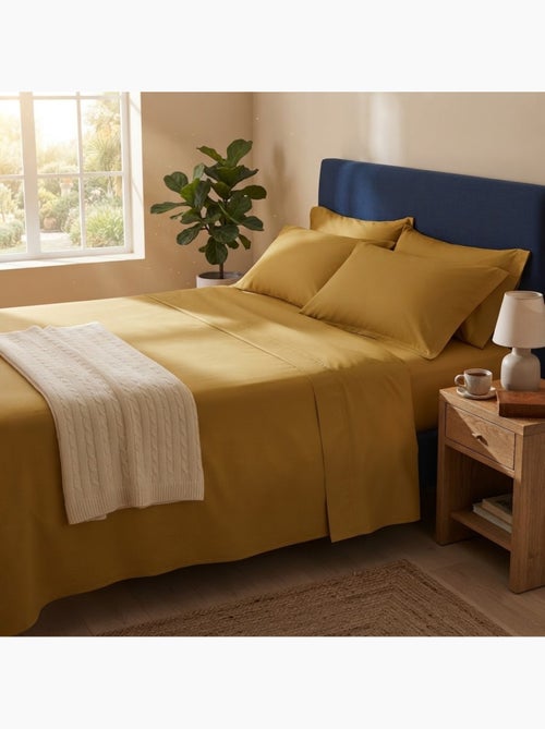 Drap plat en percale de coton confort - Kiabi Drap plat en percale de coton confort - Kiabi