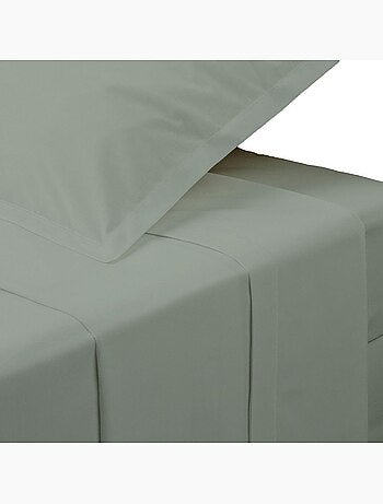 Drap plat en percale de coton confort