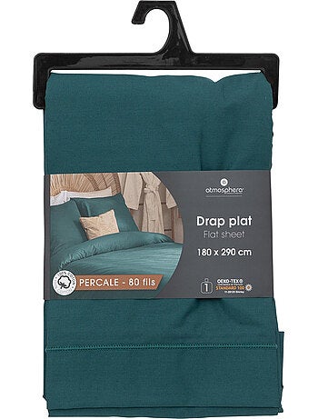 Drap plat en percale de coton LANDIHA