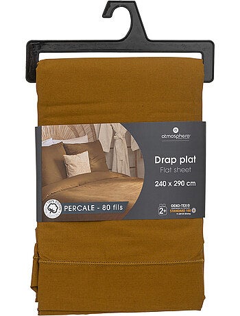 Drap plat en percale de coton LANDIHA