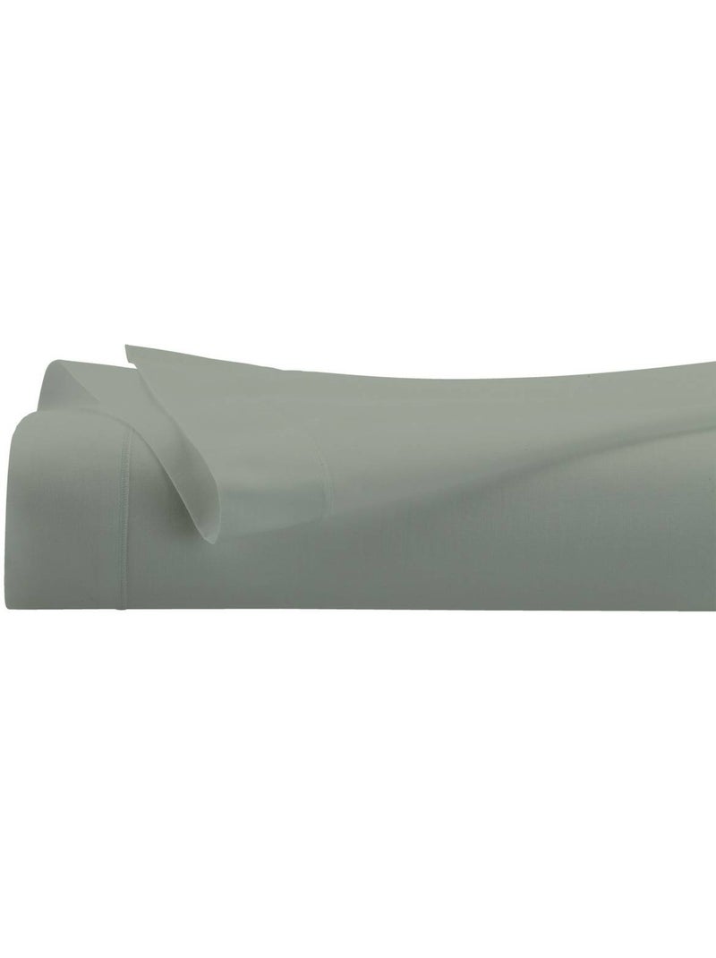 Drap plat en percale de coton landiha Vert - Kiabi