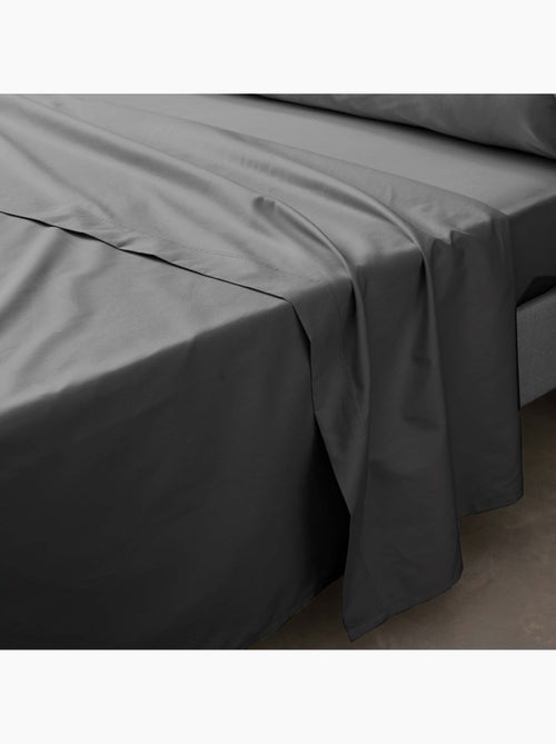 Drap plat en percale de coton Terracotta - Kiabi