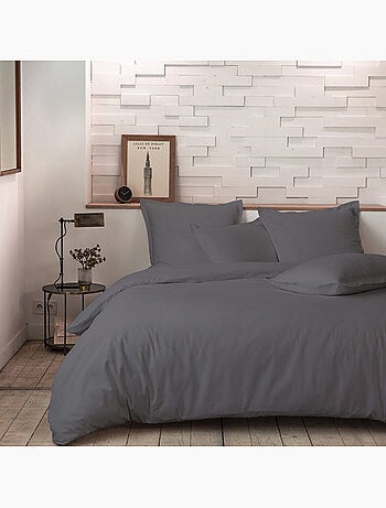 Drap plat en percale De coton uni