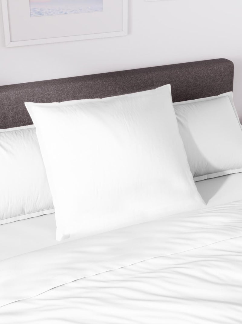 Drap plat en polycoton PERCALE, par Soleil d'ocre Blanc - Kiabi