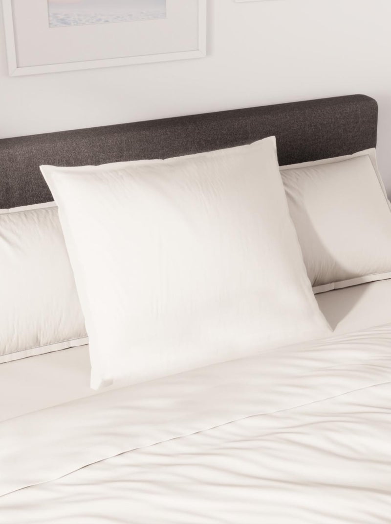 Drap plat en polycoton PERCALE, par Soleil d'ocre Ecru - Kiabi