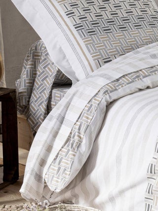 Drap plat esprit campagne chic