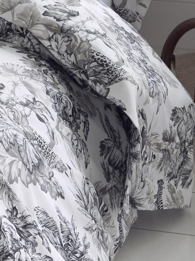 Drap plat esprit savane Blanc - Kiabi