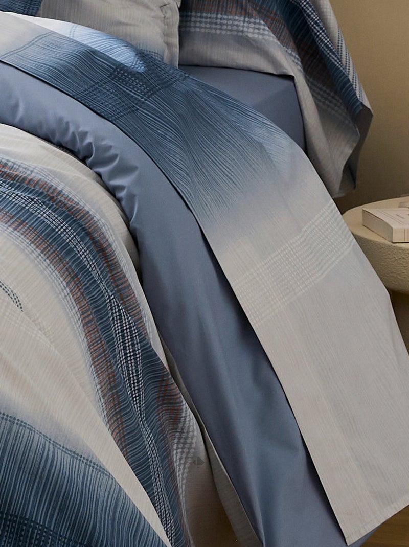 Drap plat ESTEBAN Blanc Bleu - Kiabi
