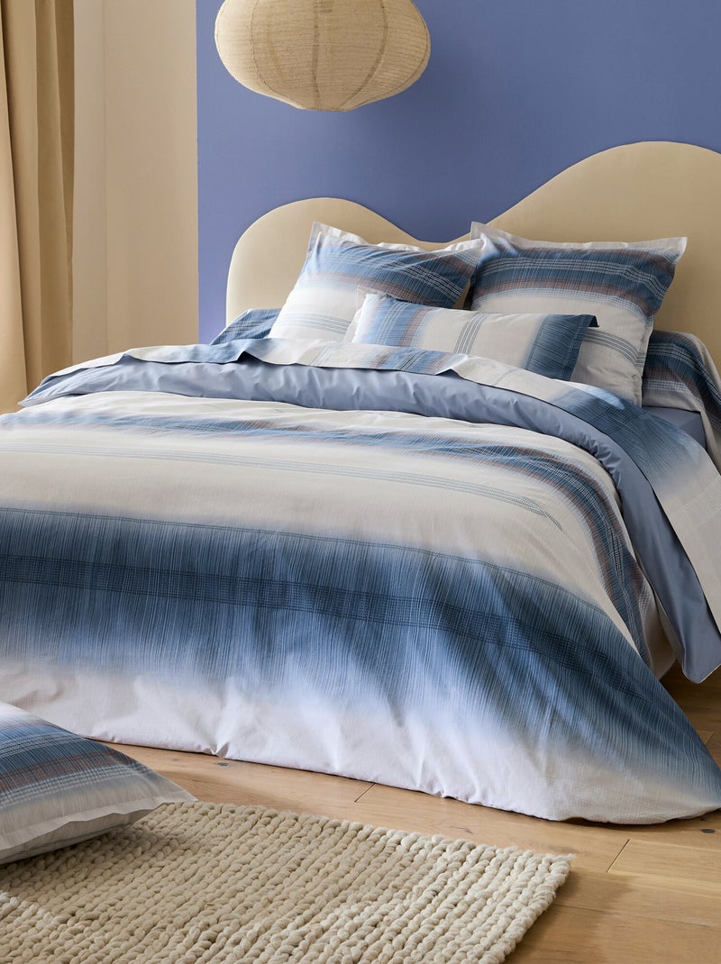 Drap plat ESTEBAN Blanc Bleu - Kiabi