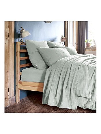 Drap plat gaze de coton