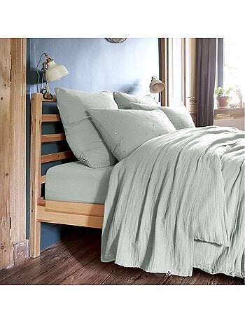 Drap plat gaze de coton Gaïa