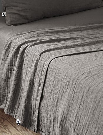 Drap plat gaze de coton