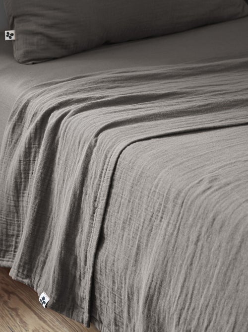 Drap plat gaze de coton - Kiabi Drap plat gaze de coton - Kiabi