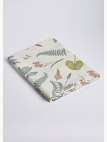 Drap plat imprimé coton percale 80 fils/cm²