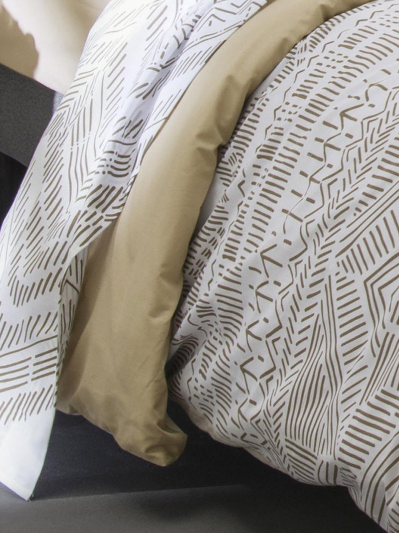 Drap plat imprimé Ramatuelle Beige clair - Kiabi