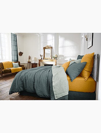 Drap plat – Lin lavé Français - SOLINE