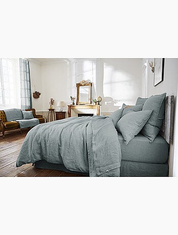 Drap plat – Lin lavé Français - SOLINE