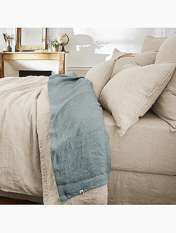 Drap plat – Lin lavé Français - SOLINE