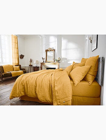 Drap plat – Lin lavé Français - SOLINE