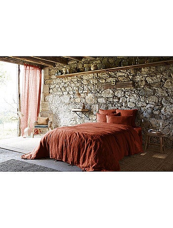 Drap plat – Lin lavé Français - SOLINE