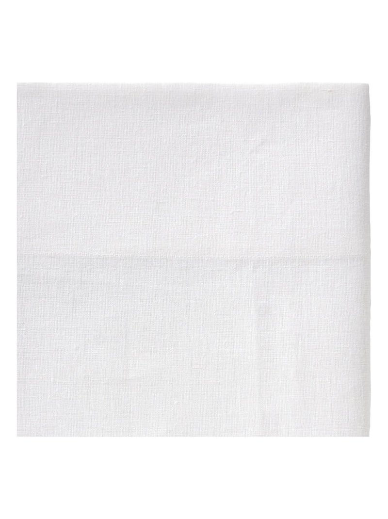 Drap plat lin made in France Blanc - Kiabi