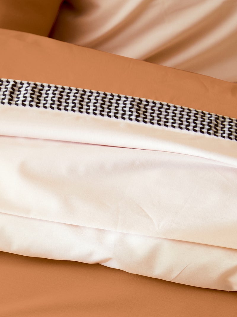Drap plat MACASSAR Cognac - Kiabi