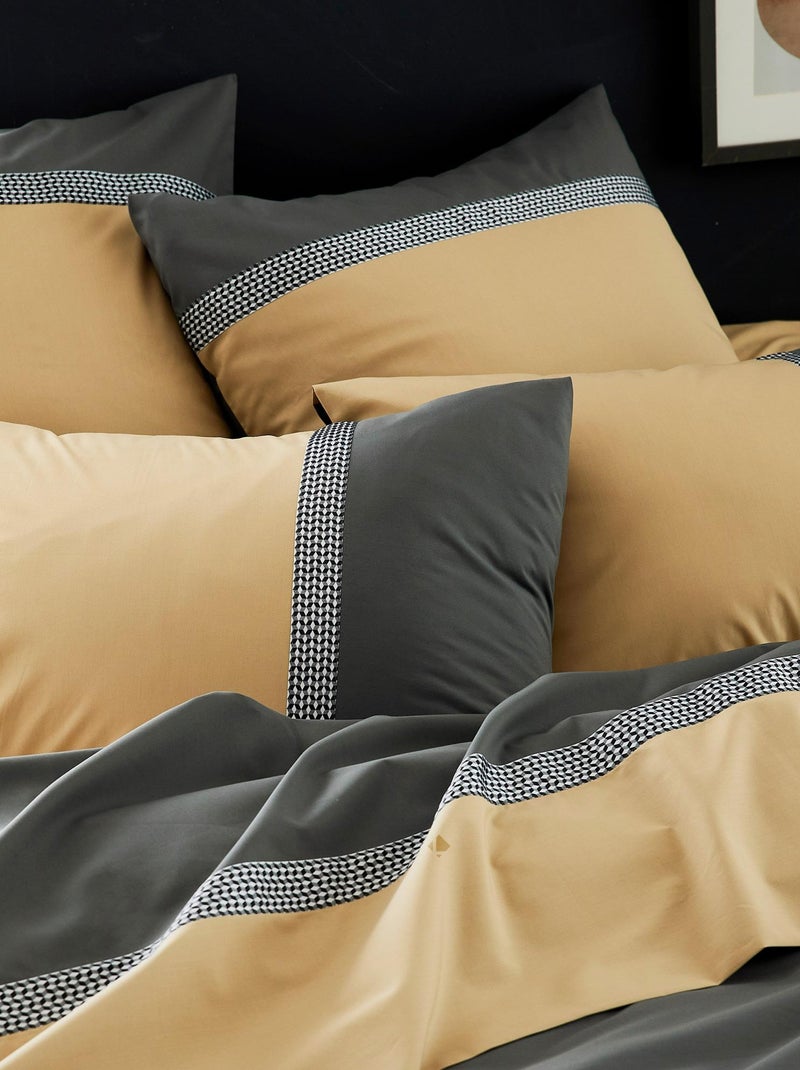 Drap plat MACASSAR Marron glacé - Kiabi