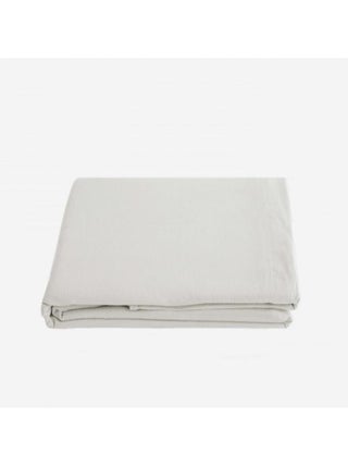 Drap plat Palace pur coton teint lavé, 63 fils/cm² Vent du sud - Palace Naturel - 270 x 290 cm pour