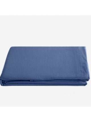 Drap plat Palace pur coton teint lavé, 63 fils/cm² Vent du sud