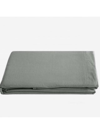 Drap plat Palace pur coton teint lavé, 63 fils/cm² Vent du sud