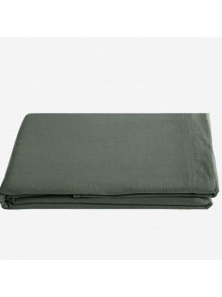 Drap plat Palace pur coton teint lavé, 63 fils/cm² Vent du sud